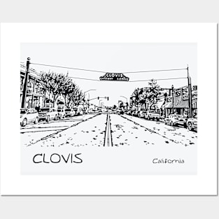 Clovis California Posters and Art